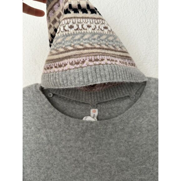 Anthropologie Daily Practice Dress Sweater Detachable Turtleneck Boho NWT Small - Picture 5 of 15